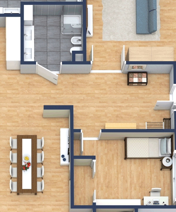 2D und 3D Grundrisse für Immobilien